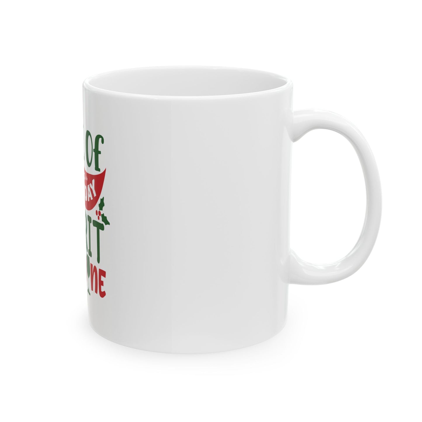 Merry Christmas Ornament Ceramic Mug (11oz & 15oz)