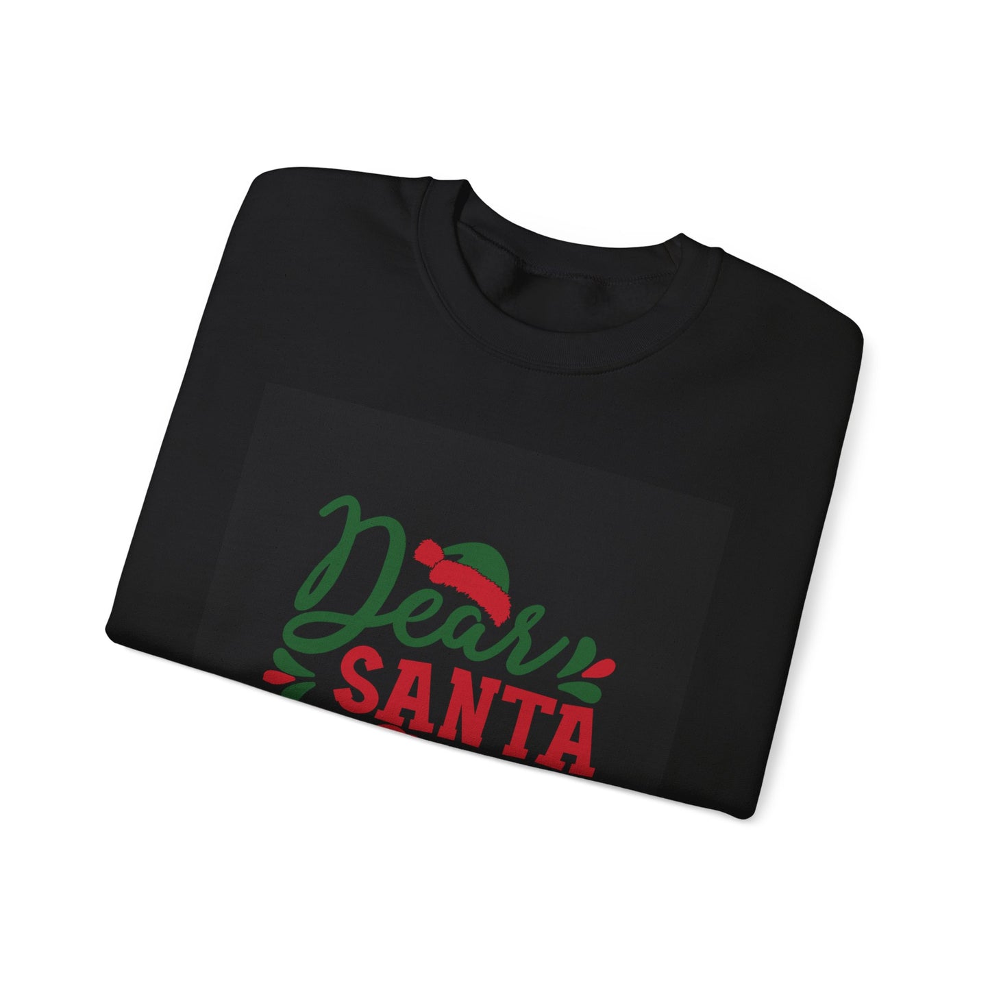 Christmas Crewneck Sweatshirt — "Dear Santa It Was Them" Holiday Sweatshirt