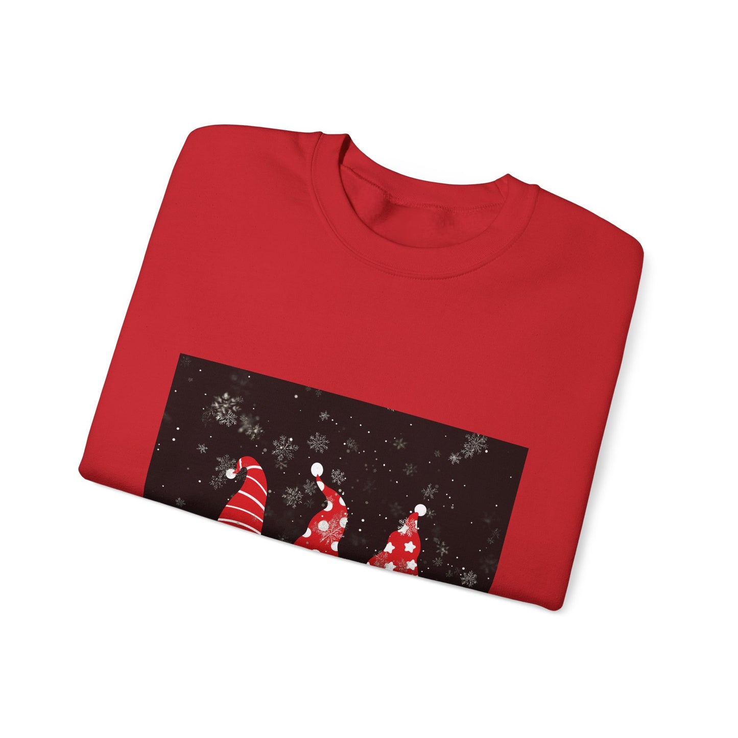 Christmas Gnome Sweatshirt - 'HO HO HO' Holiday Crewneck