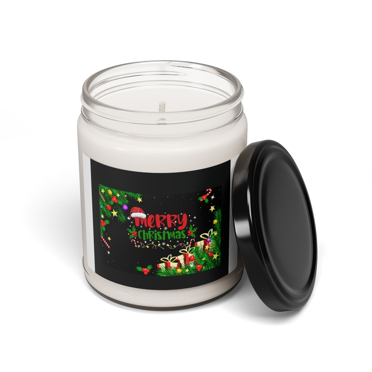 Merry Christmas 9oz Scented Soy Candle — Holiday Gift Candle