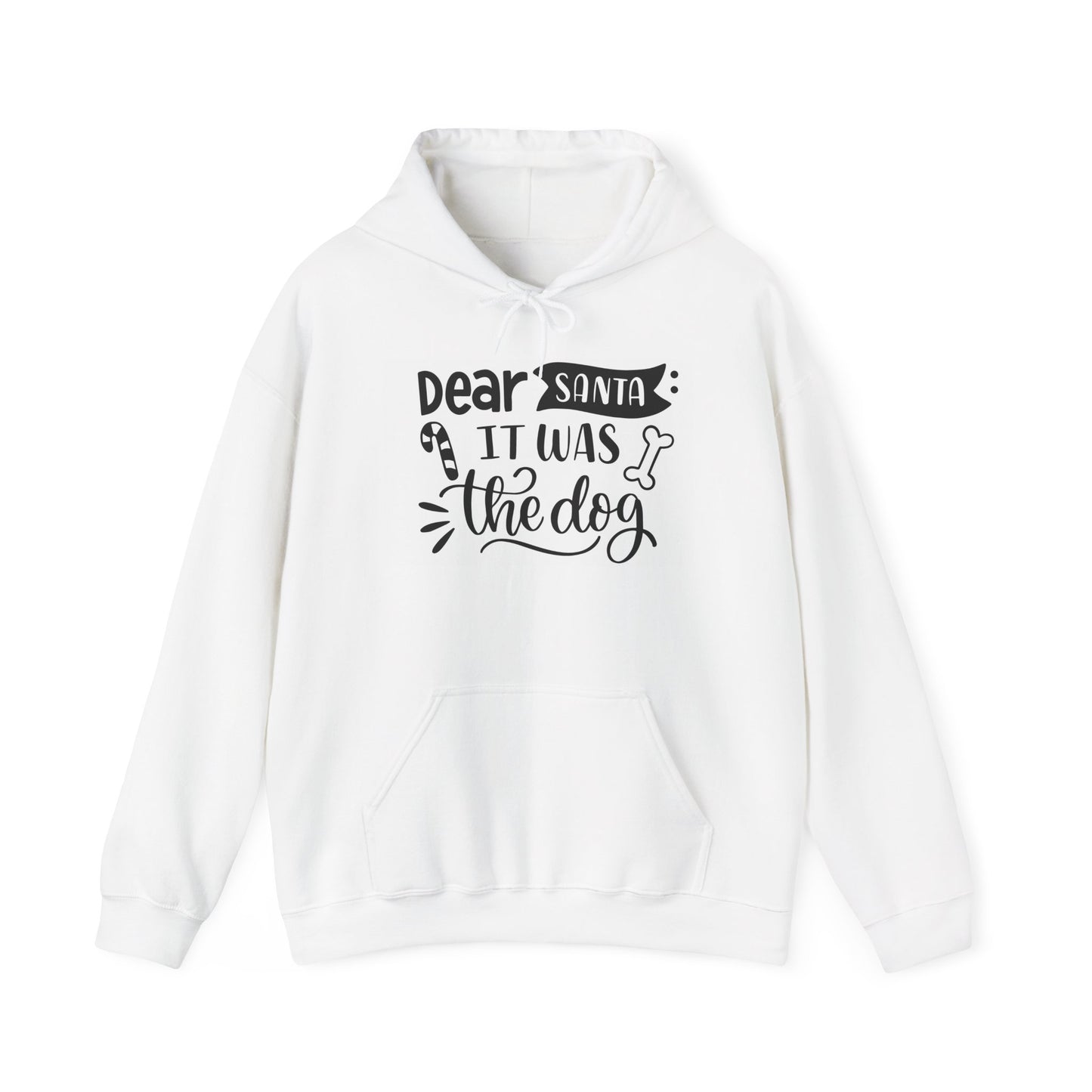 Santa 'It Was The Dog' Hoodie — Funny Christmas Sweatshirt